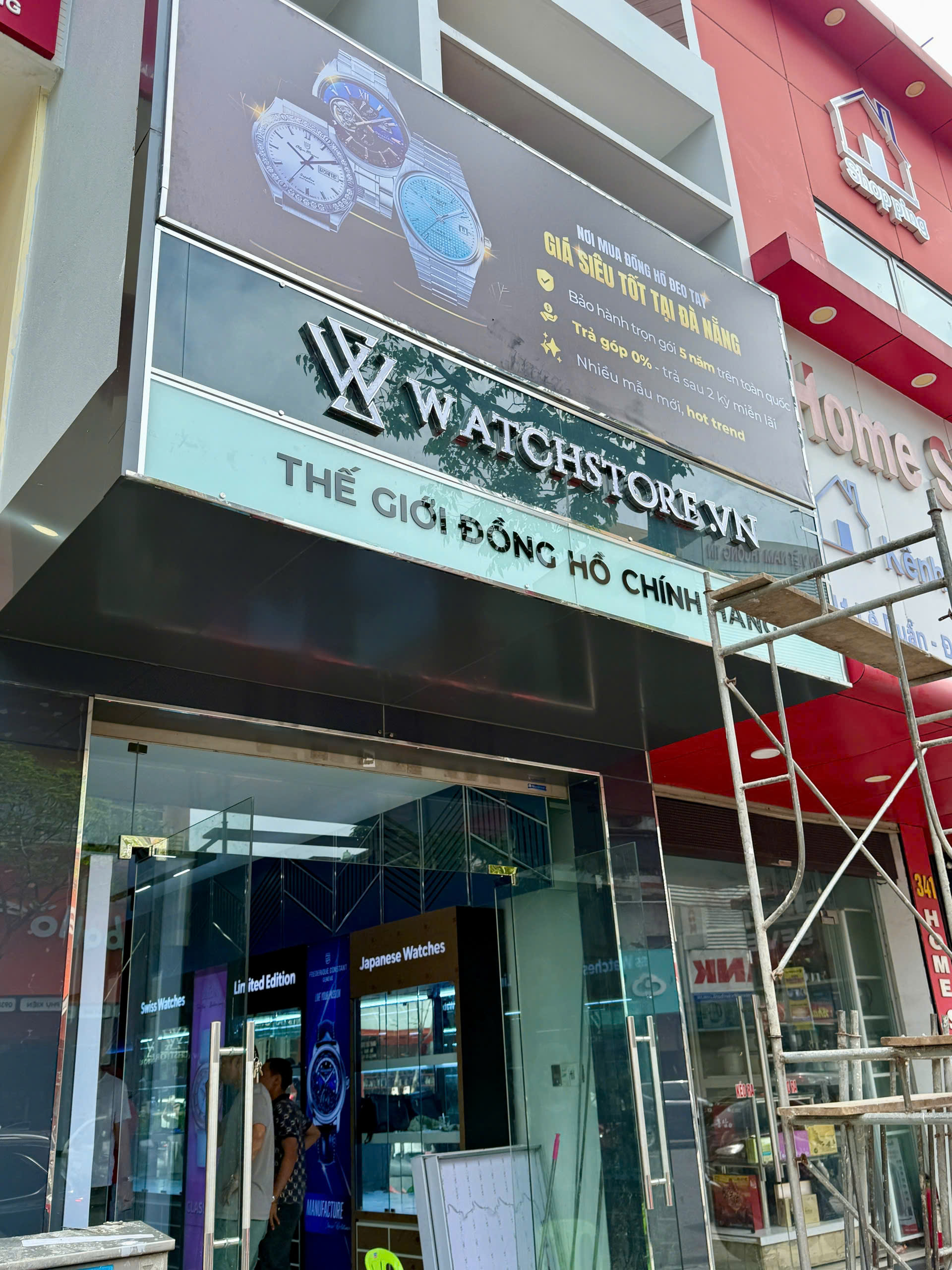 biển cửa hàng WatchStore Đà Nẵng