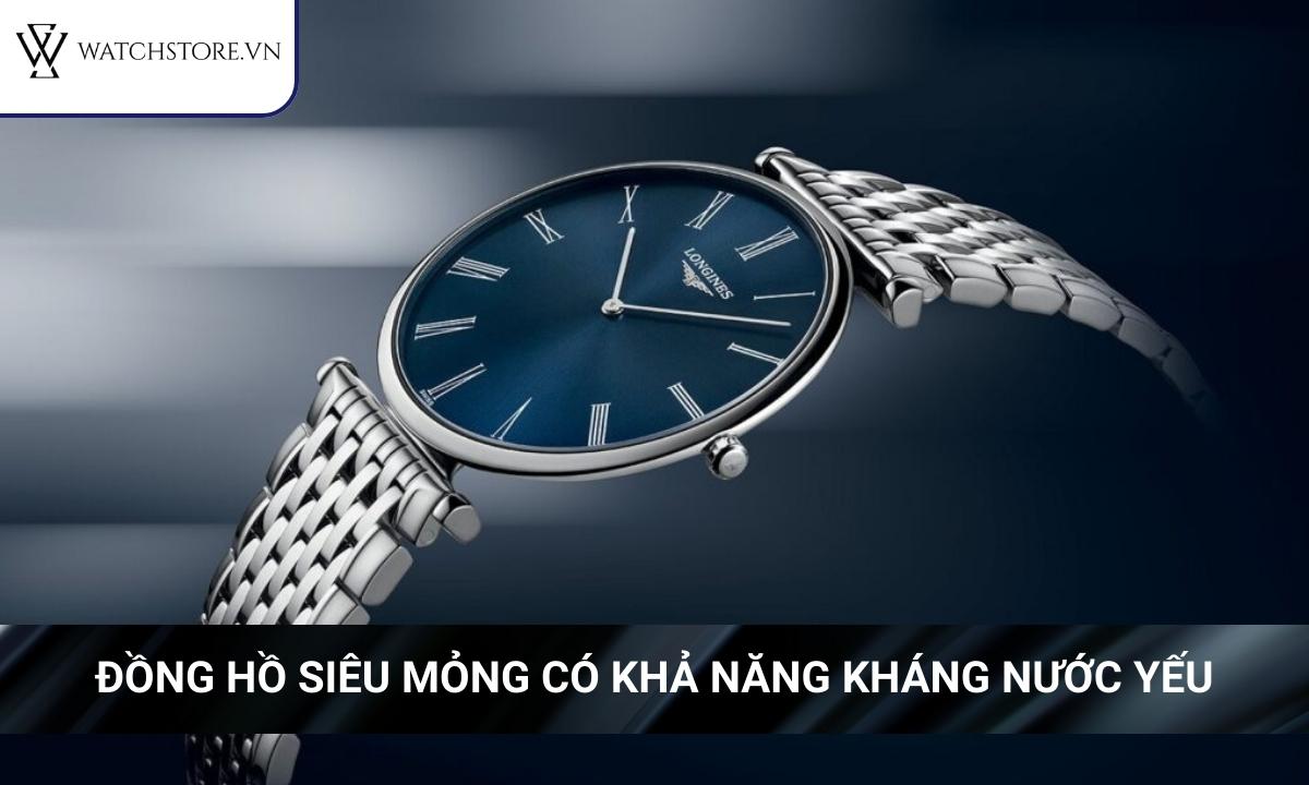 Mỗi dòng đồng hồ sẽ có mức độ chịu nước khác nhau