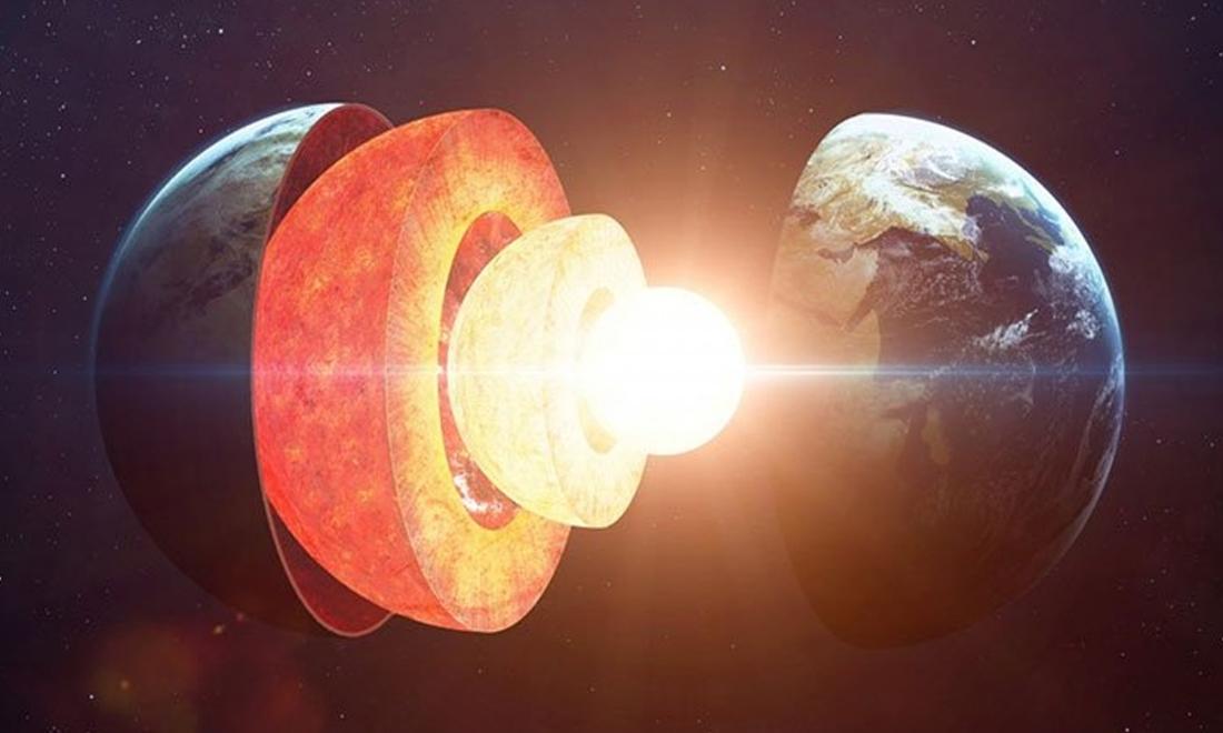 Lõi Trái Đất nóng lên tới 6000°C