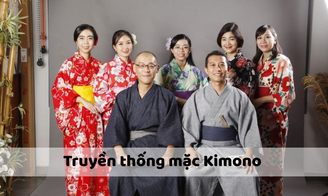 Nhật Bản có truyền thống mặc trang phục Kimono