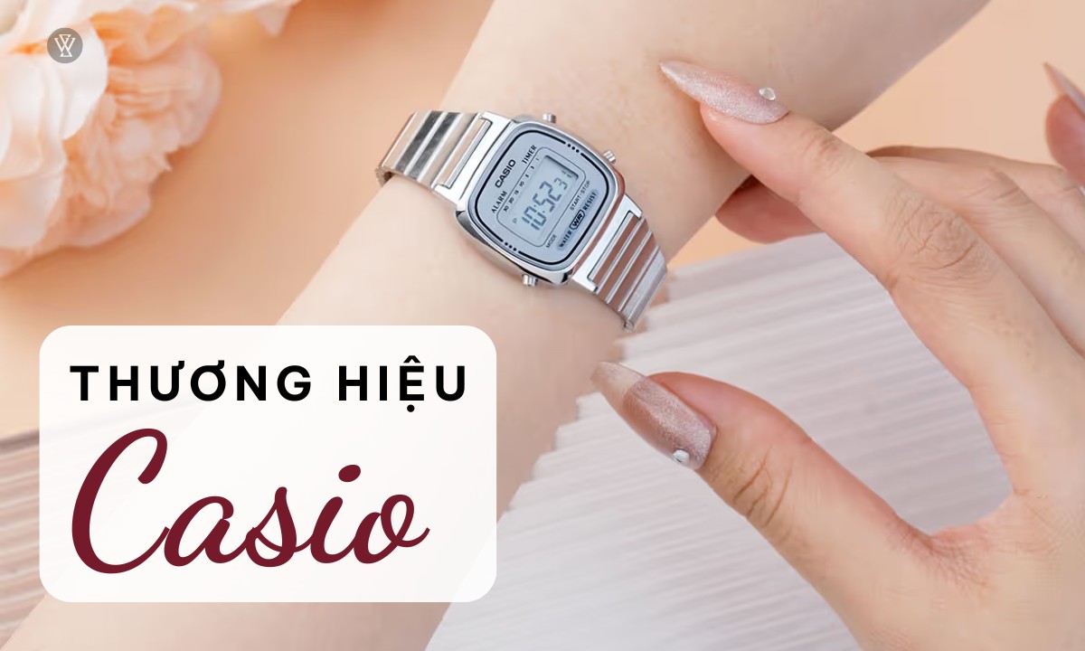 Casio nổi tiếng về độ bền bỉ 