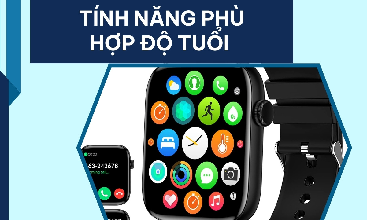 Tính năng phù hợp với độ tuổi